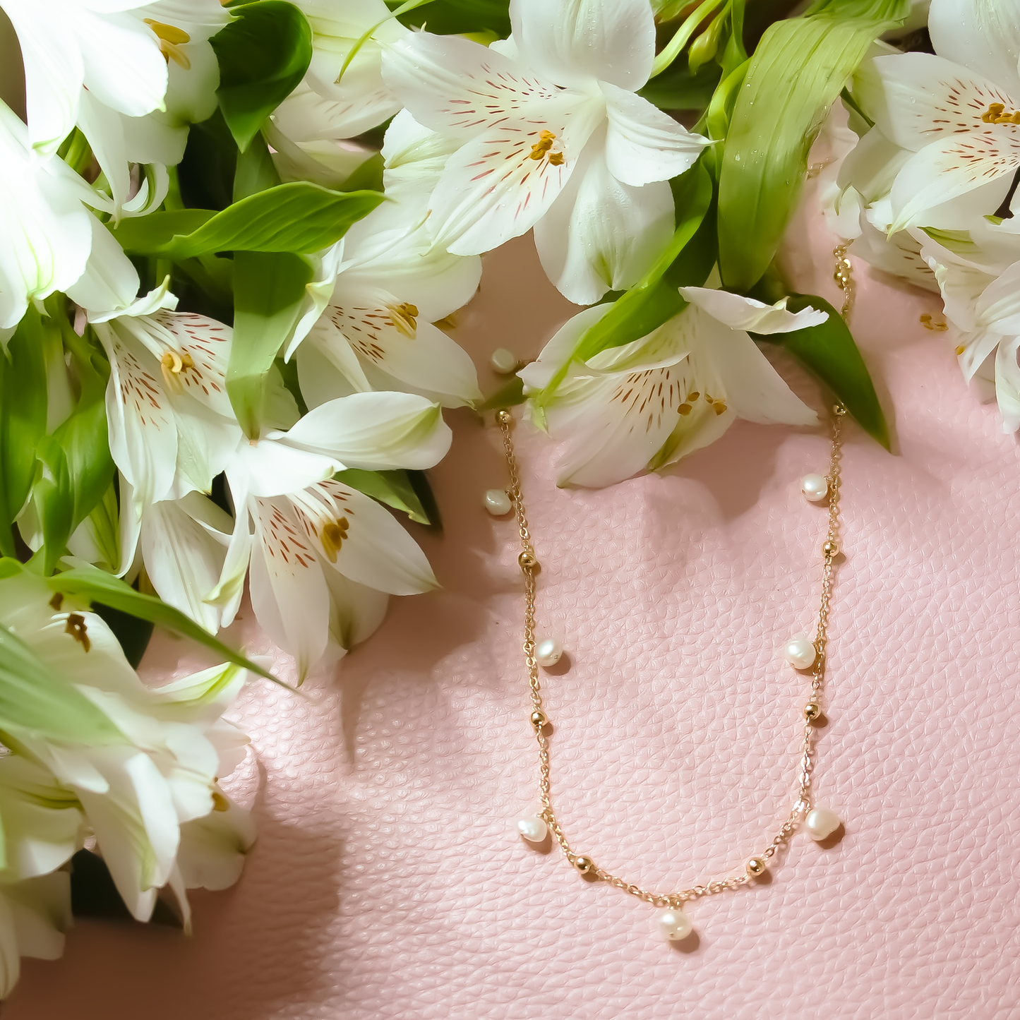 Dewdrops 14K Gold-Filled Baroque Pearl Necklace