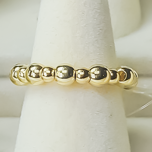 Gold Bead Ring