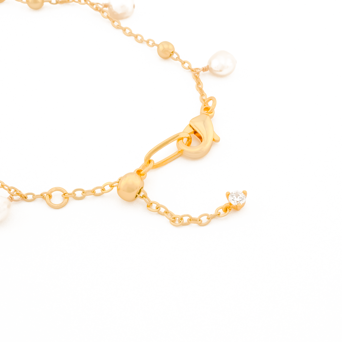 Dewdrops 14K Gold-Filled Beaded Satellite Chain Bracelet