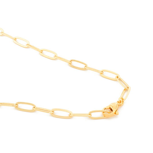 14K Gold-Filled Paperclip Adjustable Necklace