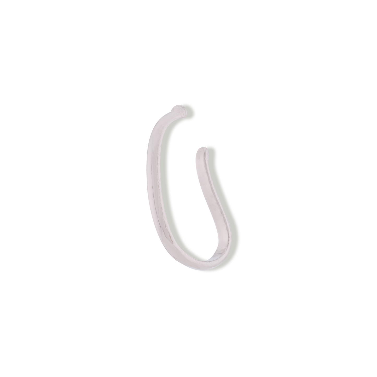 Rhodium Large Ear Cuff