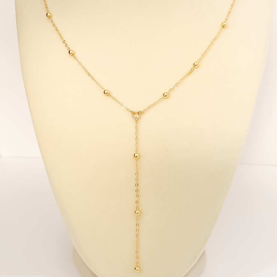 Starlight Satellite 14K Gold-Filled Lariat Necklace
