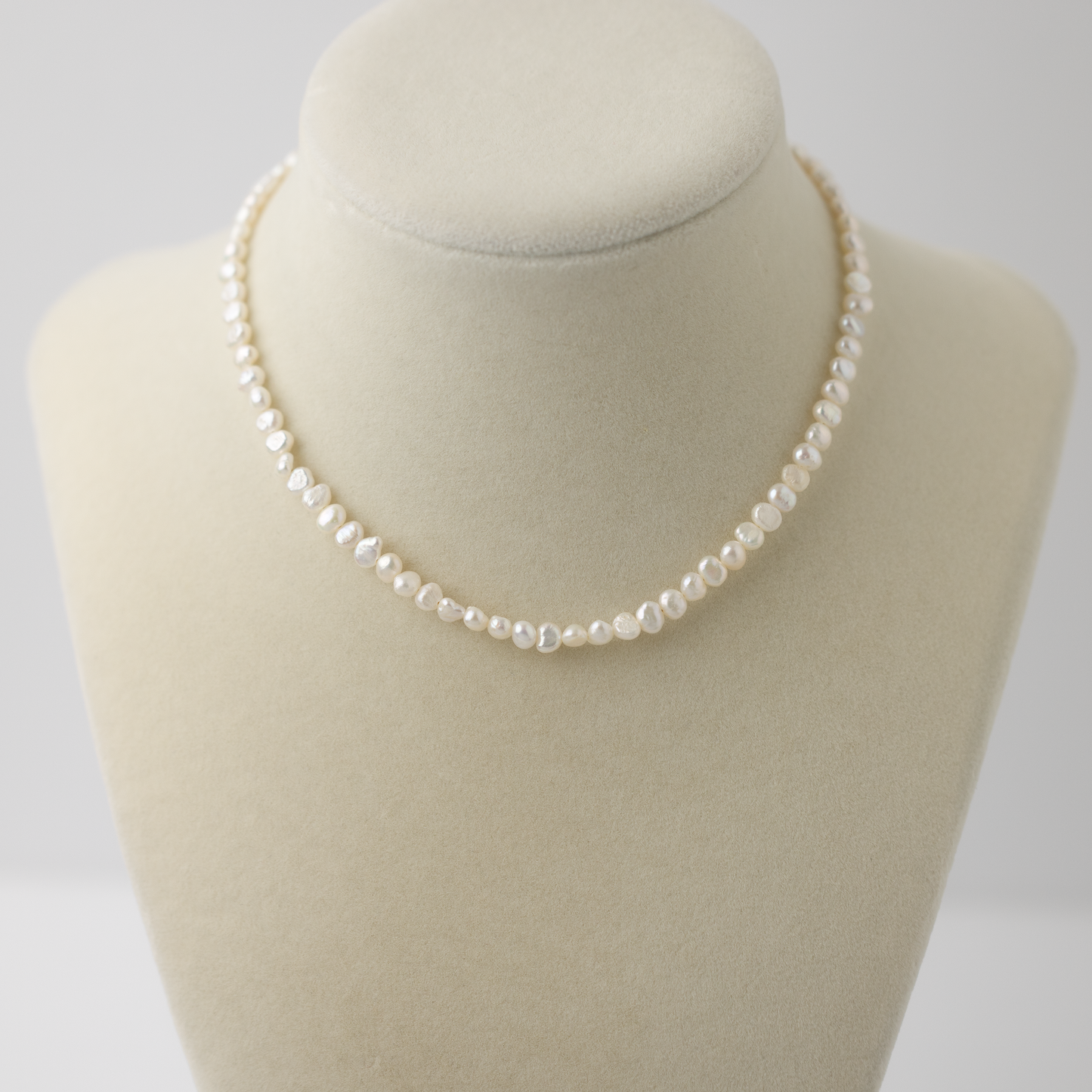 Baroque Pearl Beaded 14K Gold-Filled Paperclip Adjustable Necklace