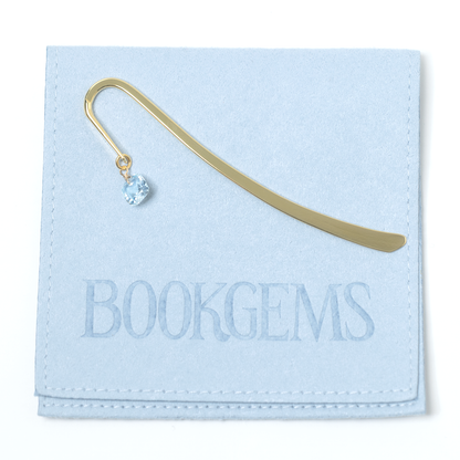 Blue Topaz Square Cut Bookgems
