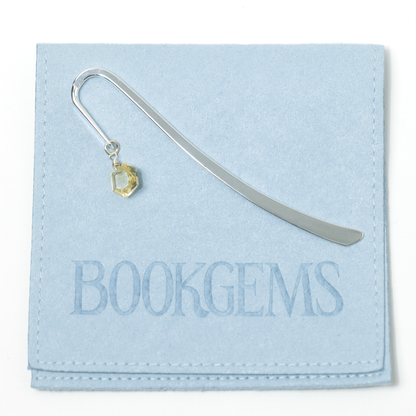 Citrine Hexagon Cut Bookgems