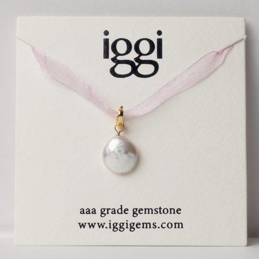 Coin Pearl 14K Gold-Filled Duet Charm