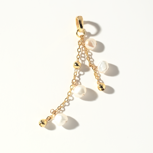 Dewdrops Double Strand 14K Gold-Filled Charm