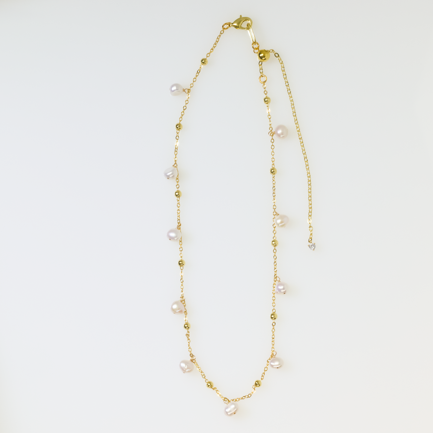 Dewdrops 14K Gold-Filled Baroque Pearl Necklace