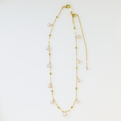 Dewdrops 14K Gold-Filled Baroque Pearl Necklace