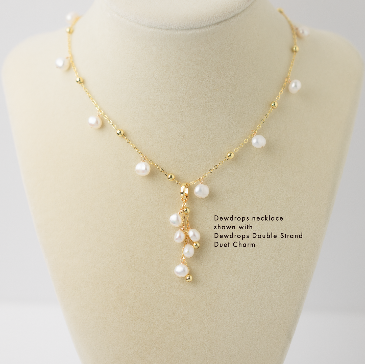 Dewdrops 14K Gold-Filled Baroque Pearl Necklace