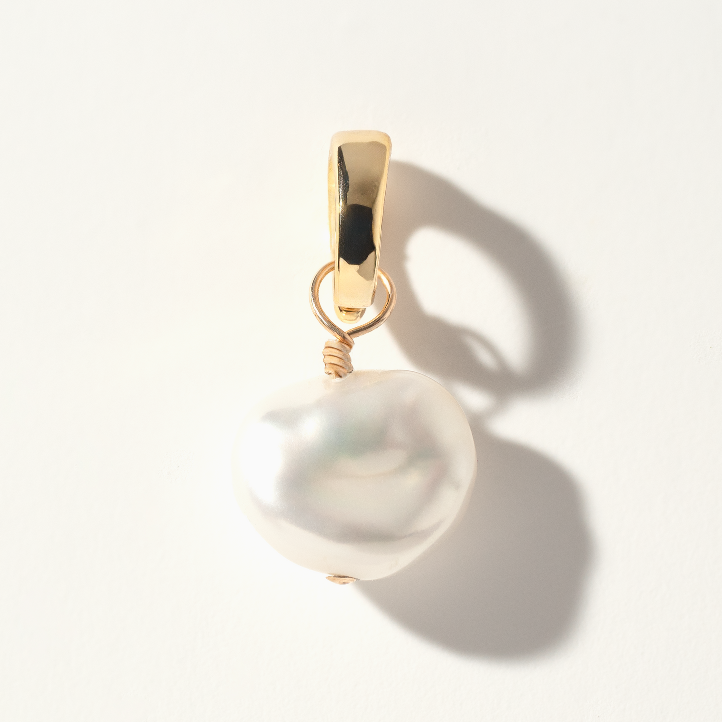 Keishi Pearl 14K Gold-Filled Duet Charm