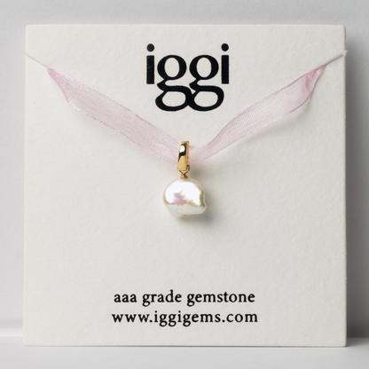 Keishi Pearl 14K Gold-Filled Duet Charm