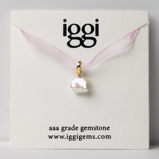 Keishi Pearl 14K Gold-Filled Duet Charm