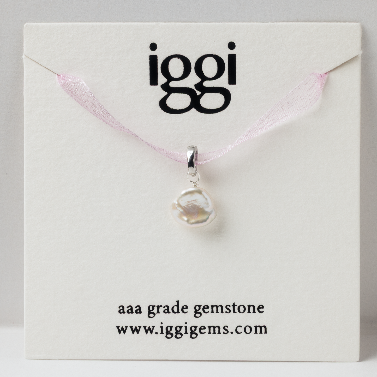Keishi Pearl Sterling Silver-Filled Duet Charm