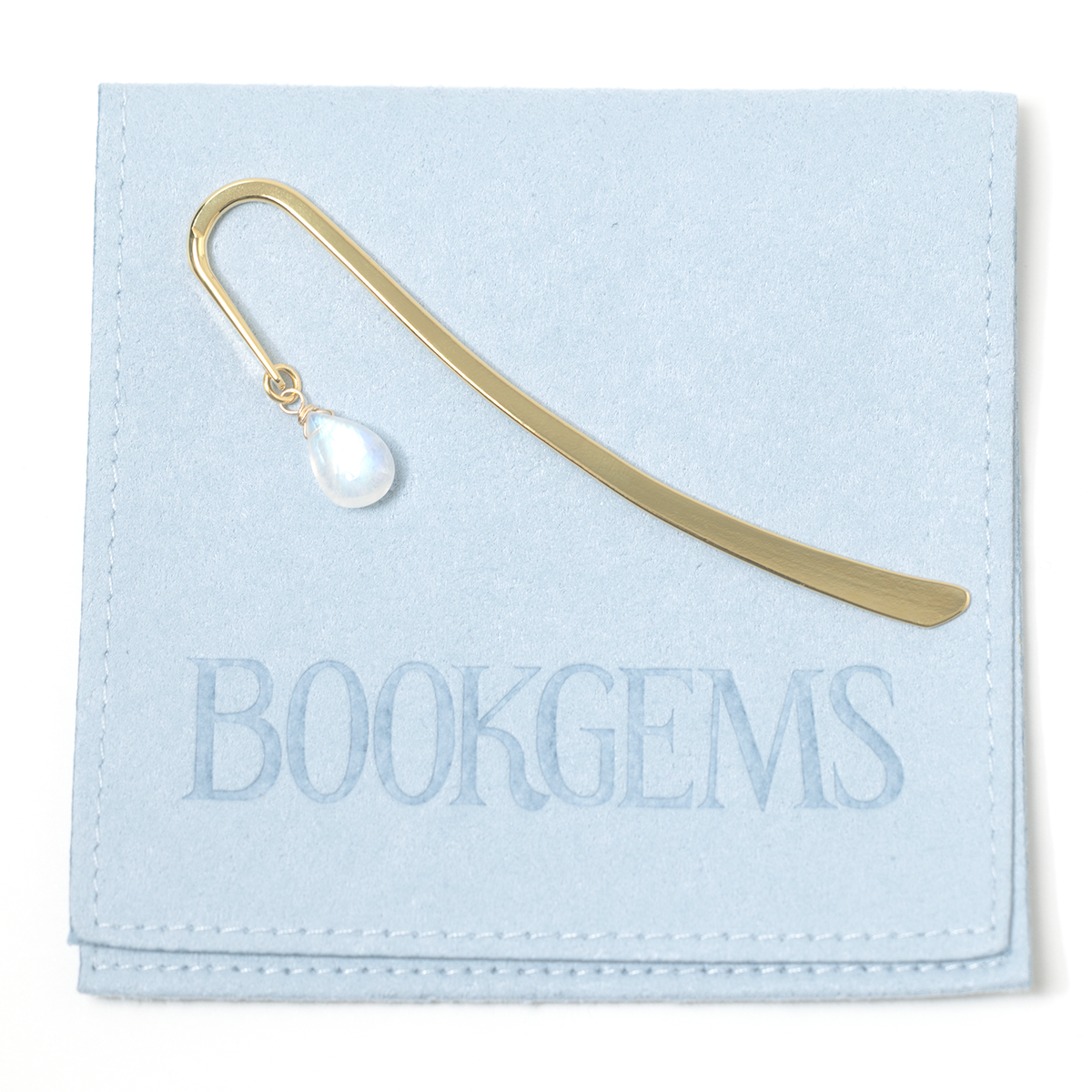 Moonstone Pear Cut Bookgems