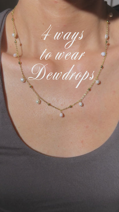 Dewdrops 14K Gold-Filled Baroque Pearl Necklace
