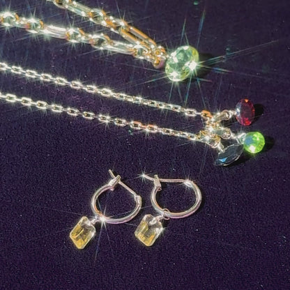 Smoky Quartz Marquise Cut 14K Gold-Filled Duet Charm