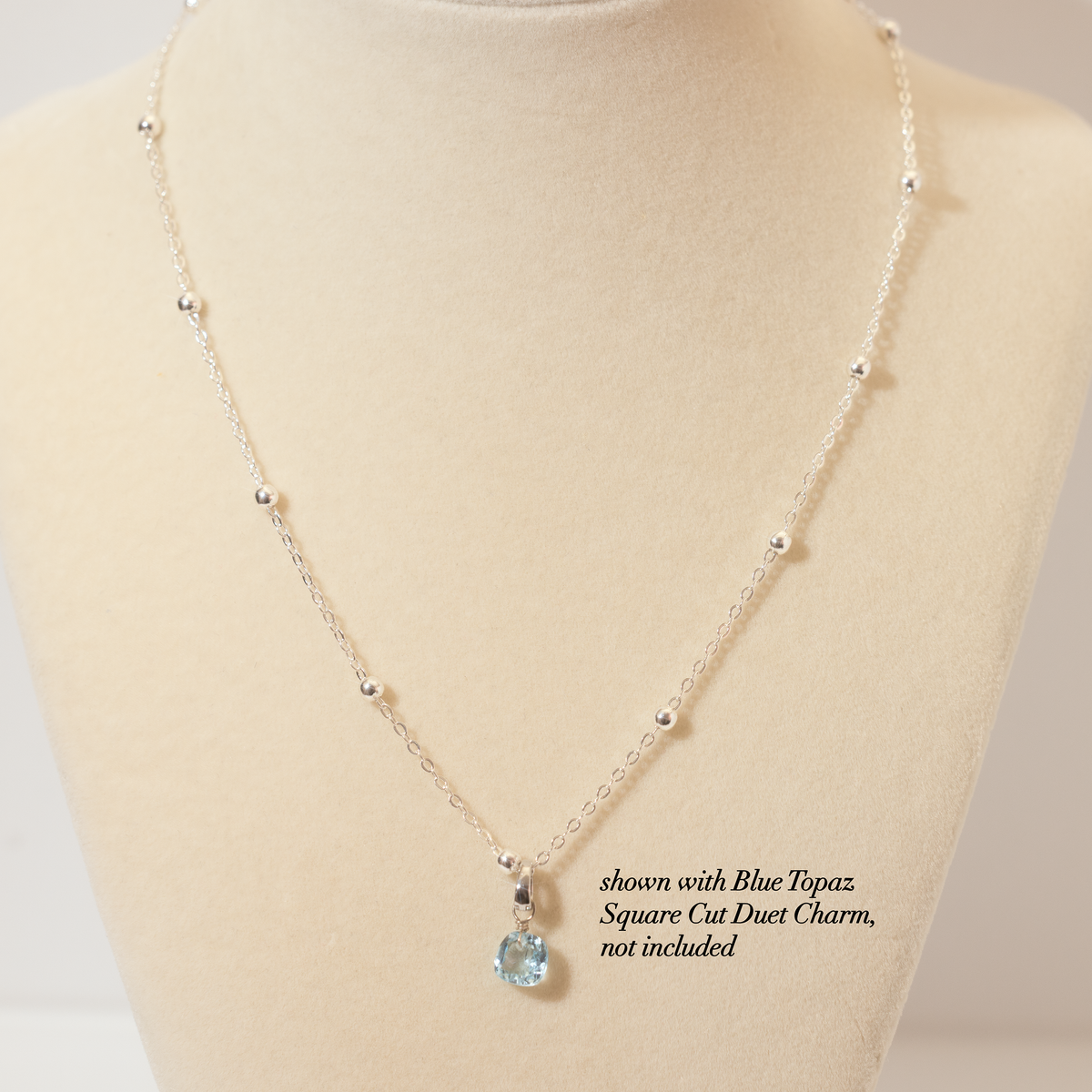 Silver Satellite Chain Necklace